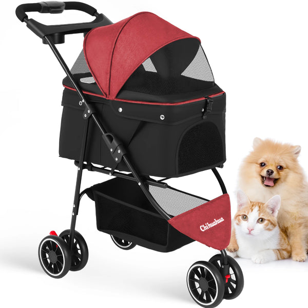 All-Terrain Pet Stroller for Senior and Low-Mobility Dogs